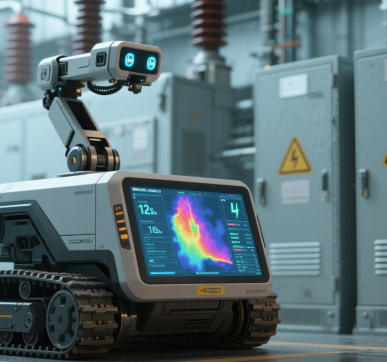 工業顯示器在安防與巡檢機器人中的應用