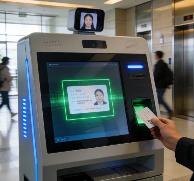 工業(yè)顯示器在訪客管理自助終端中的應用